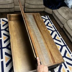 Living Room Center Coffee Table Solid Wood in Wells