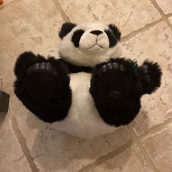 Panda Bear And Watermelon Cat Stuffed Animal