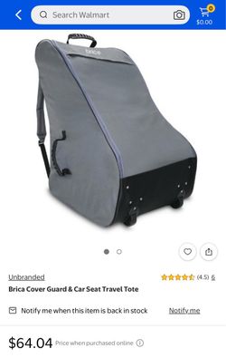 Brica Cover Guard & Car Seat Travel Tote Bag