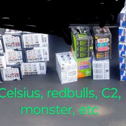Continues Supply Of Different  Energy Drinks