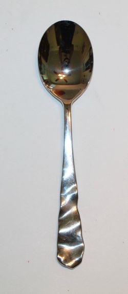 Pottery Barn Japan 18/8 Stainless Lettuce Spoons (Set of 6) 6 1/2”