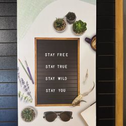 Wooden Letter board NEW