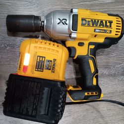 Dewalt  20v Impact Wrench 1/2  One 5ah Battery  With DewLt Fast Charger. 