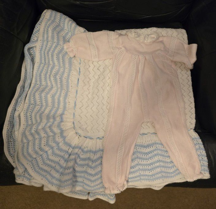 Baby Blanket And Onesie 