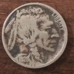 1928 D Nickel Missing the Clad layer.  Very Fine condition.