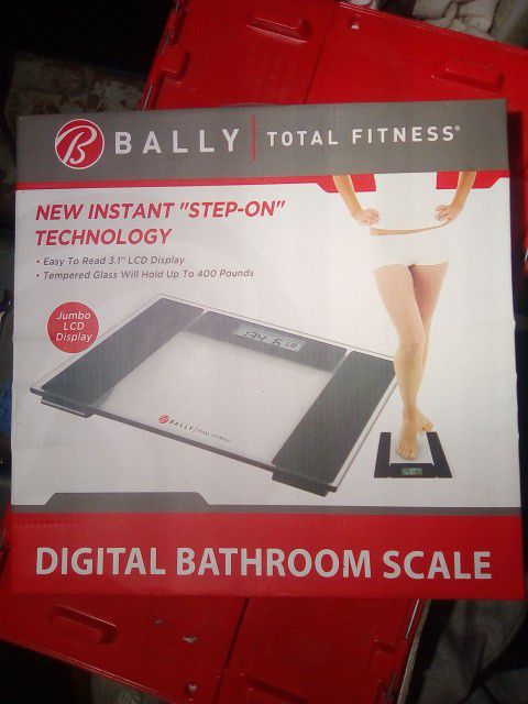 Bally Total Fitness Digital Bathroom Scale 