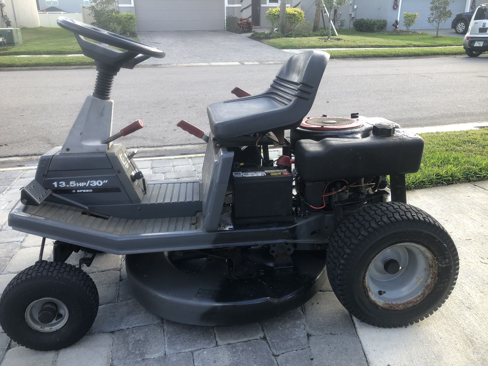 Craftsman ride n mulch 10hp hot sale