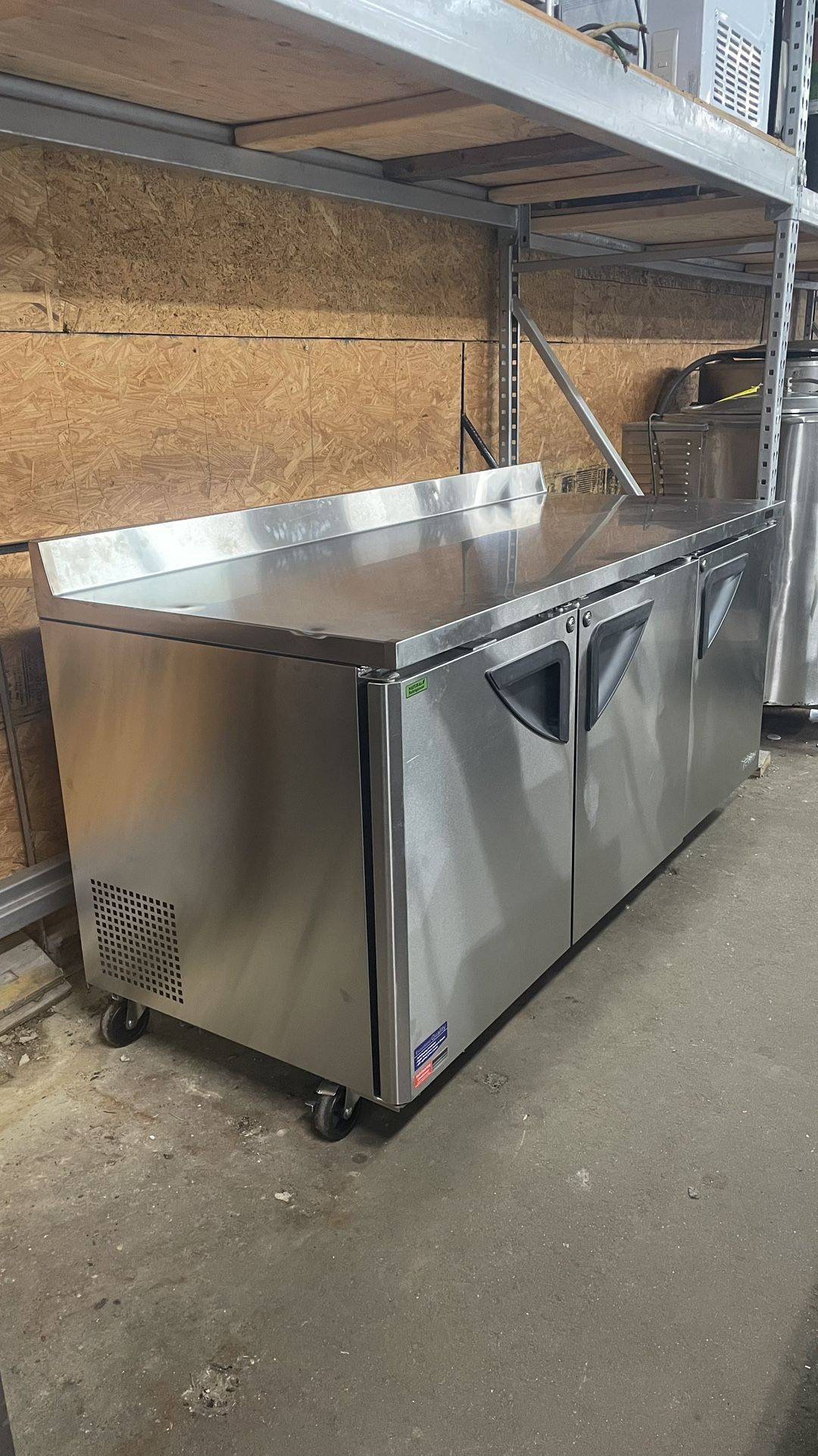 Turbo Air TWR-72SD-N Prep Table Fridge – New Scratch & Dent