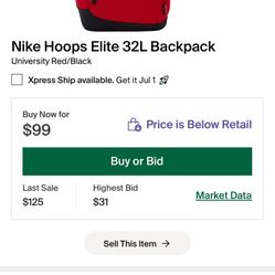 Nike Elite Backpack 