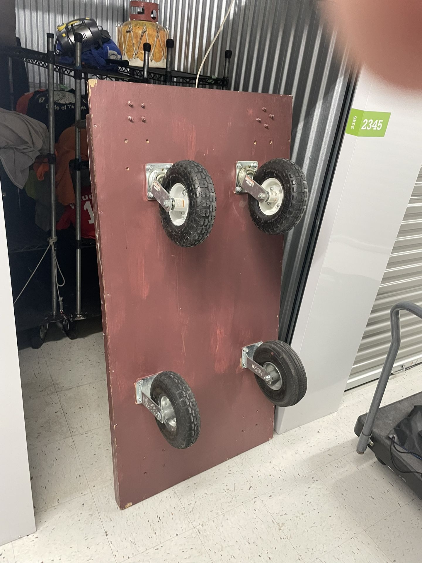 Heavy Duty cart, 9” wheels,  31x60.