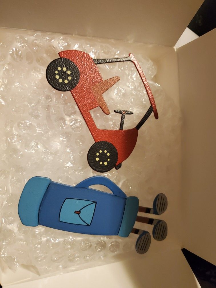 Golf Bag And Cart Magnet Set