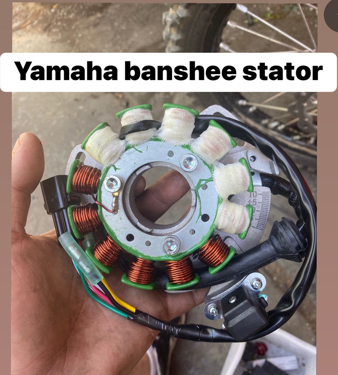 Vito’s Yamaha Banshee Stator