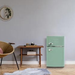 Retro 3.2 Cu. Ft. Mini Fridge w/ Freezer – Mint Green (Like New)