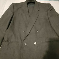 Men's Two-piece Shawl Collar Suit Double Breasted