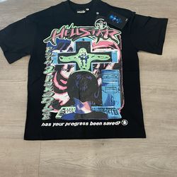 Hellstar Has Your Progress Been Saved?Tee – Size M – Brand New Working NFC tag