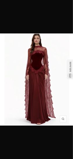 Burgundy lace dress miss rosier