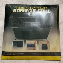 Vintage Foldable Barbecue Grill 