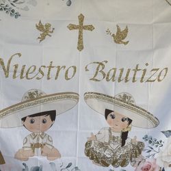 Baptism 5x7 Boy And  Girl 