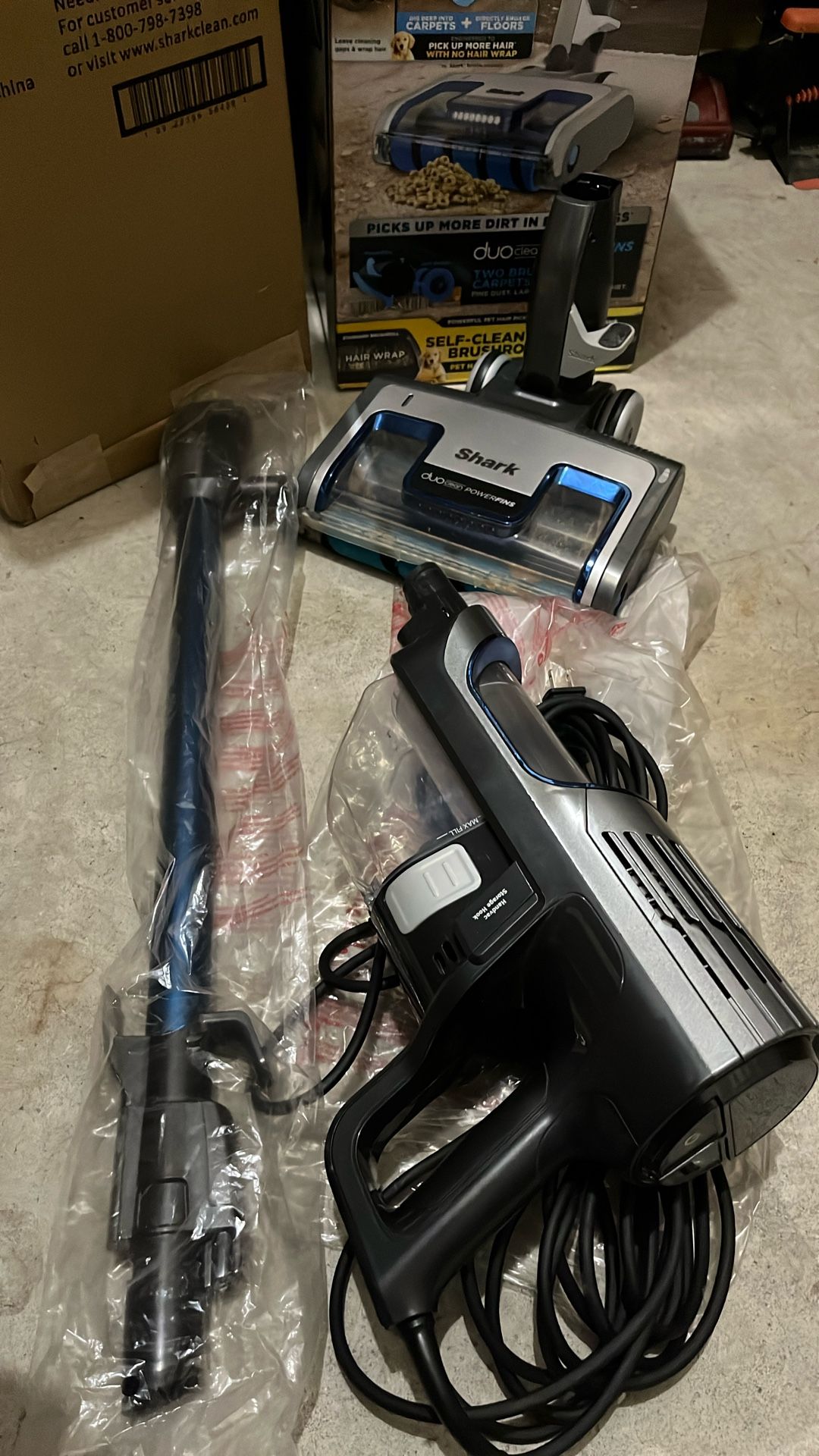 Shark ultralight stick corded vacuum with DuoClean