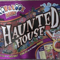 Vintage Kidsbooks Look & Look Again Haunted House Activity Pad (A Hard To Find Book)