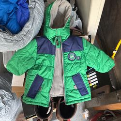 Snow Jacket With Snow Bib