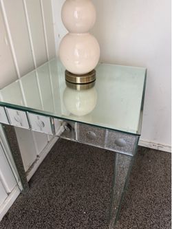 Mirror Side Tables set of 2