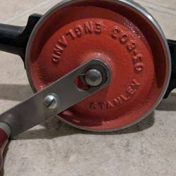 Vintage Stanley Hand Drill New Gold Stock