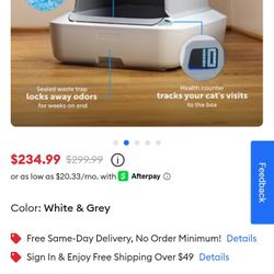 New Self Emptying Litterbox