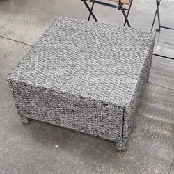Wicker patio furniture