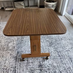 Antique Coffee Table With Adjustable Height