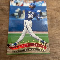 Shawn Green Collectible Topps Stadium Club Baseball Card
