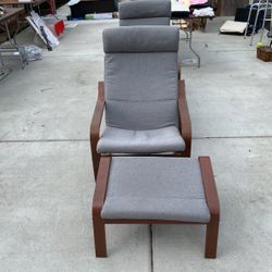 IKEA Chairs With Ottomans