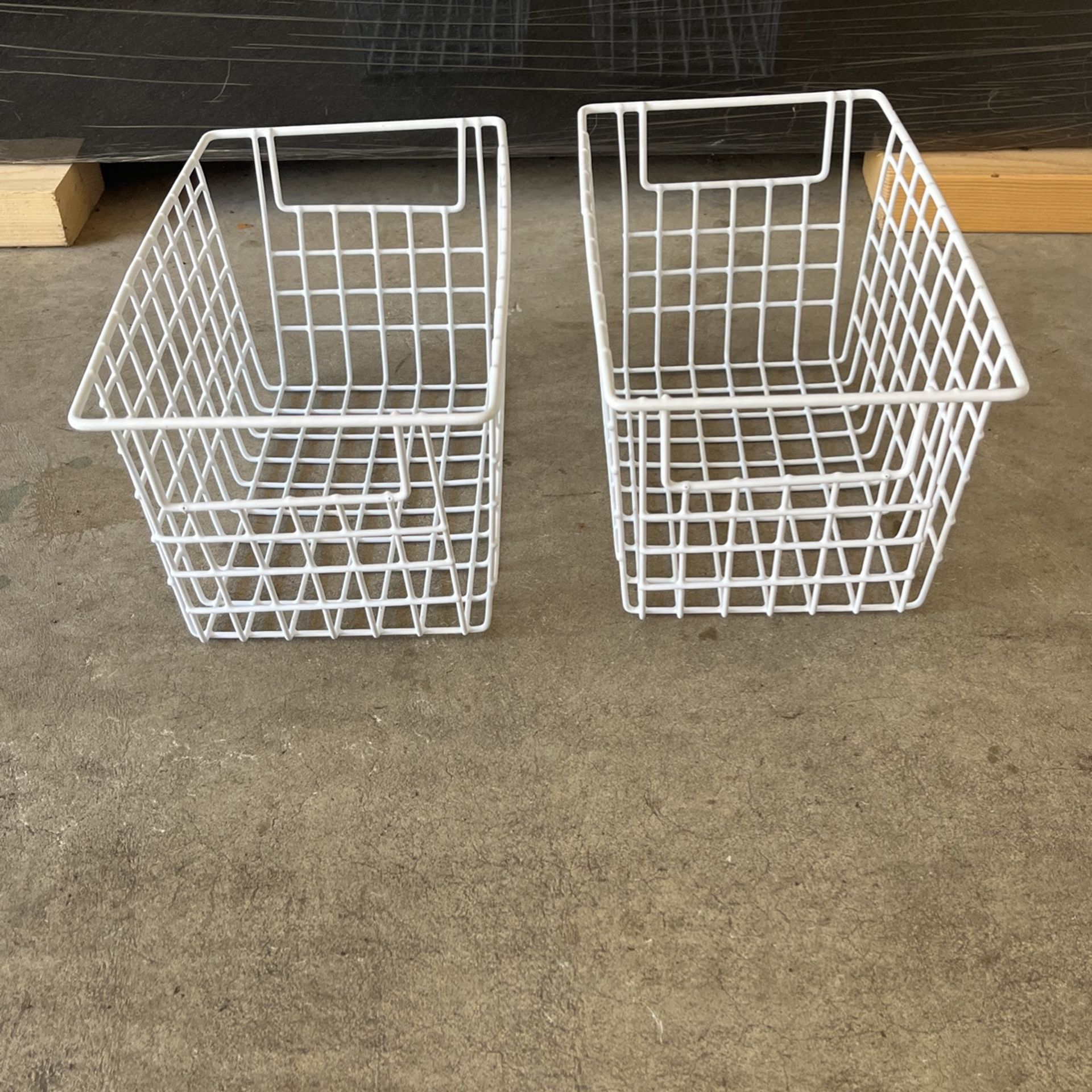 Storage Organizer Bins with Handles