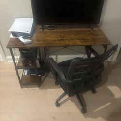 Desk And Chair