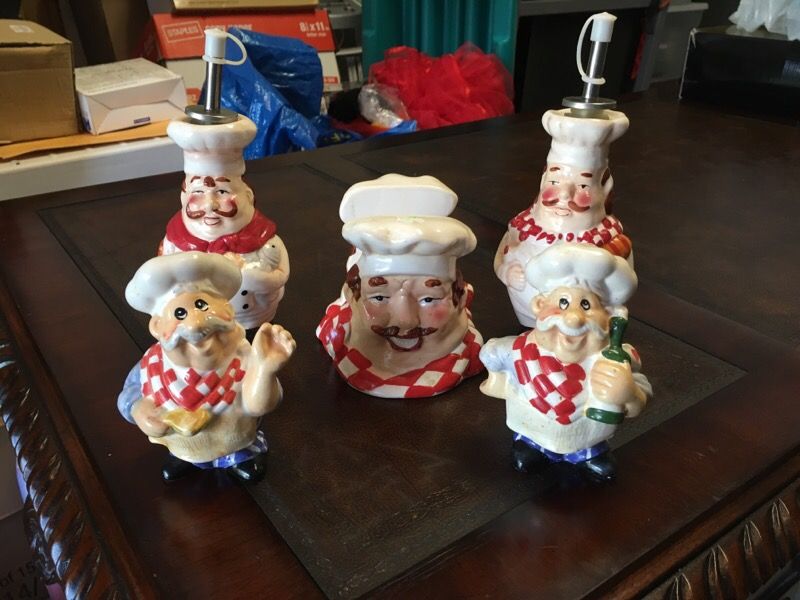 Italian cook kitchen decorations