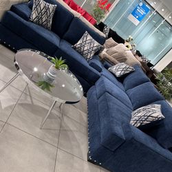 2pc Living Room Set 💙 Blue Color 