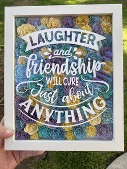 Custom Gift Box For Friend, Shadow Box