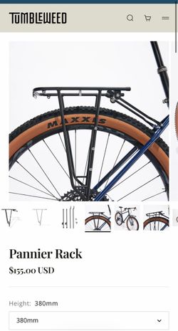 Tumbleweed Premium Bicycle Pannier Rack