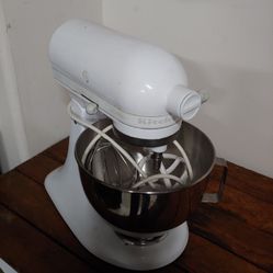 KitchenAid White Mixer