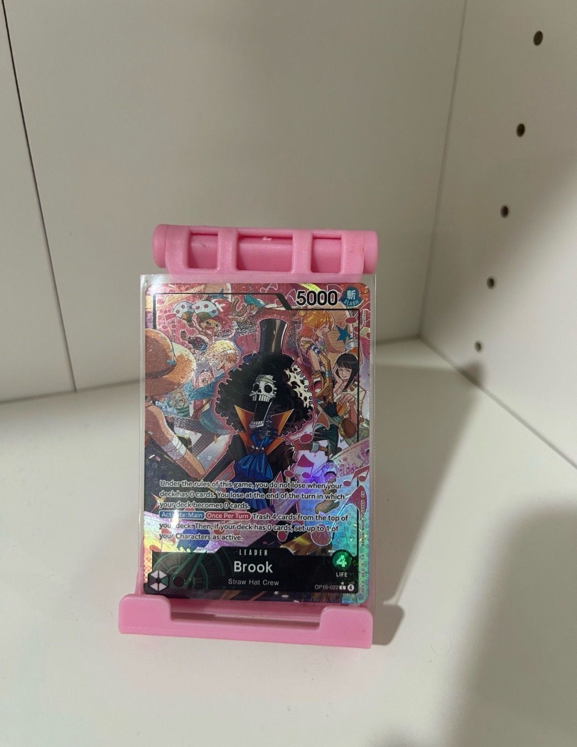 Bandai One Piece Card Game Brook Leader OP15-022 Alt Art Foil 5000P EN