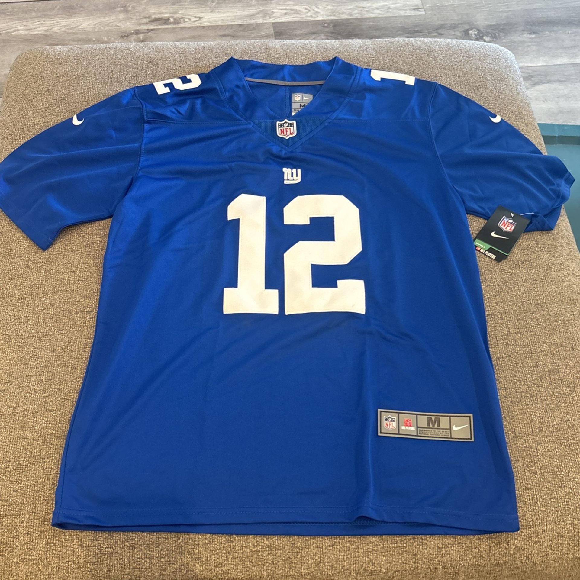 Nike NFL New York Giants Size Medium Darren Waller #12 Blue Jersey 