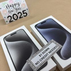 Apple IPhone 15 Pro 5G - Only $1 Today Pay The Rest Later! 
