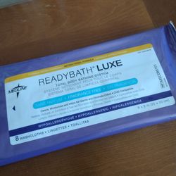 Luxe Body Bathing Wipes 8 Per Pack 20 Available 