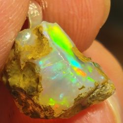 Opal Rough Pendant  - 925 Silver