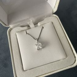 Cubic Zirconia Pendant Necklace