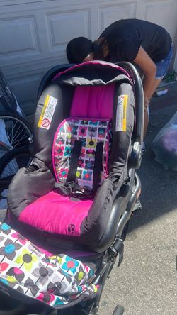 Girl Car seat with stroller