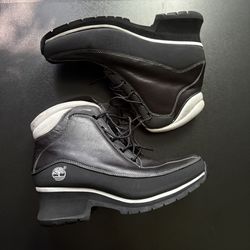 Timberland Euro Dub Spin waterproof boots y2k leather size 10 M wedge lace up