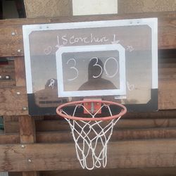 Basket Ball Hoop Over The Door 