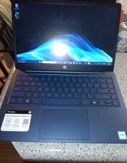 Hp Windows 11 blue laptop