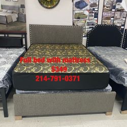 Full Bed With Mattress 